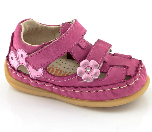 Oasi Moccasin Sandal Fuchsia