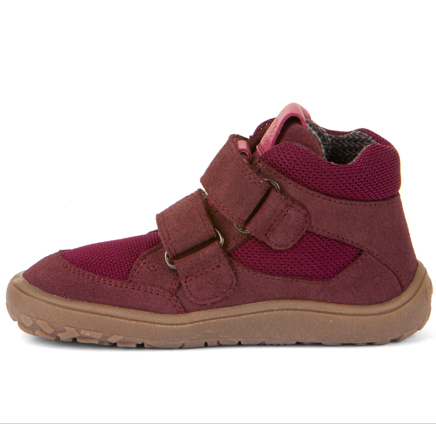 Barefoot Autumn TEX Waterproof Shoes – Leather & Mesh in Bordeaux