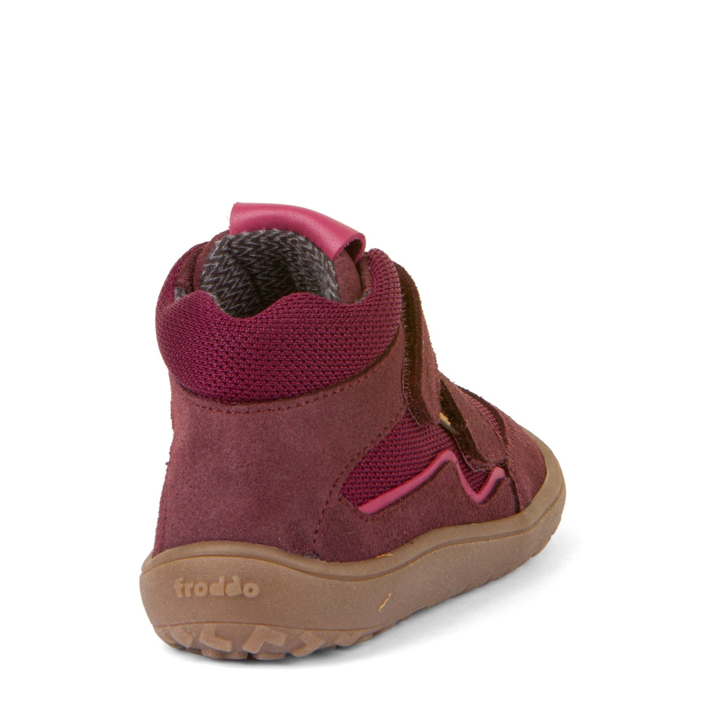 Barefoot Autumn TEX Waterproof Shoes – Leather & Mesh in Bordeaux