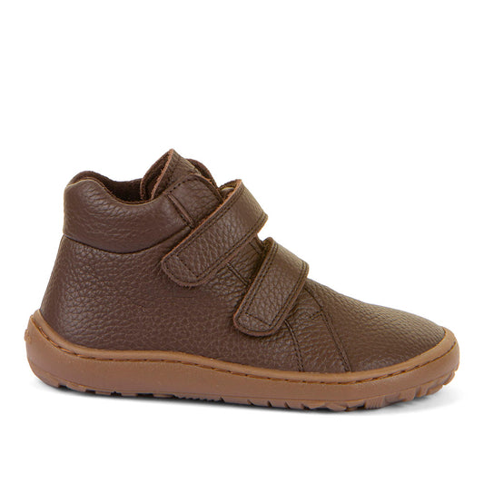 Barefoot Autumn Water-Repellent Leather Shoes in Brown