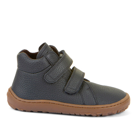 Barefoot Autumn Water-Repellent Leather Shoes in Dark Blue