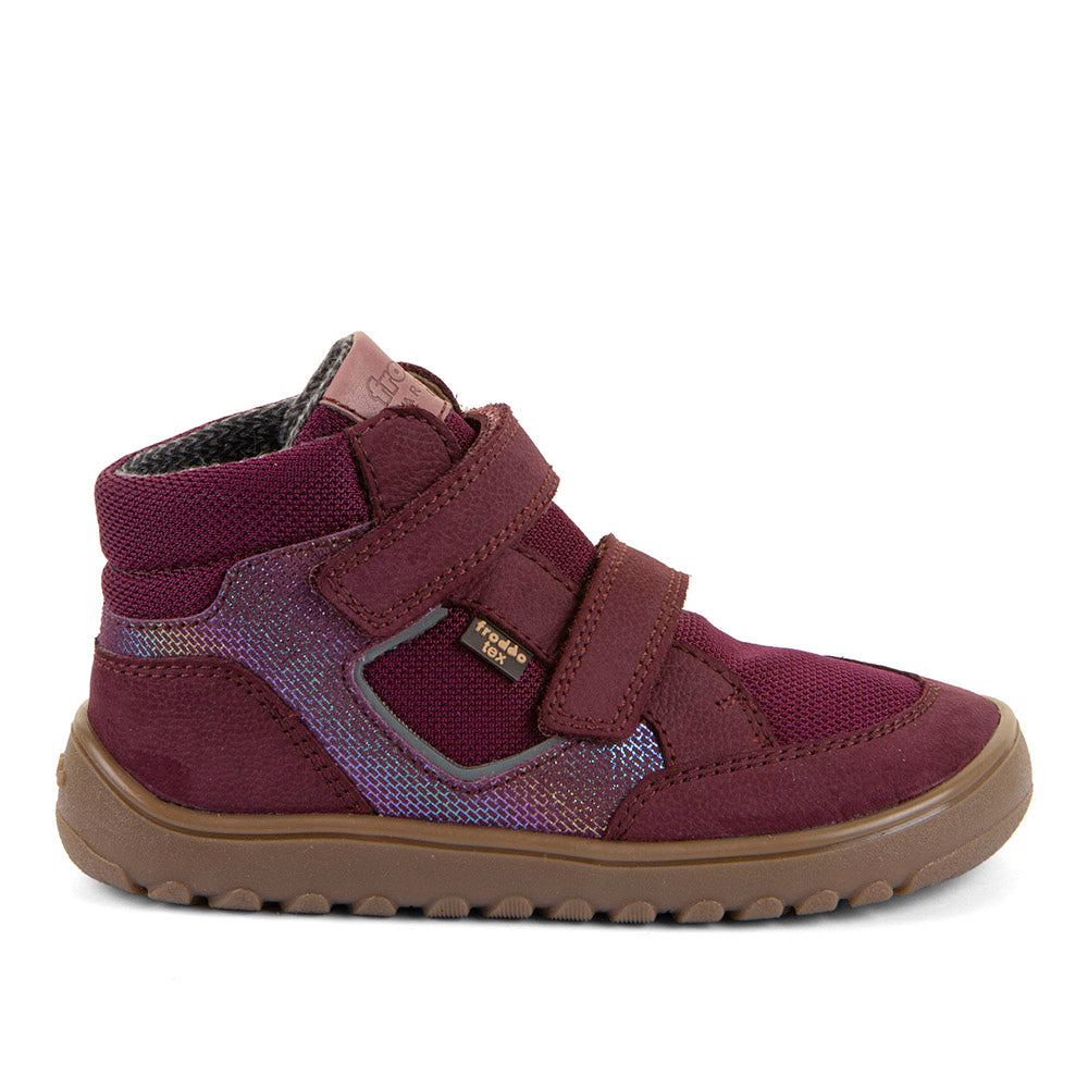 Barefoot UP HILL TEX Waterproof Shoes – Leather & Mesh in Bordeaux