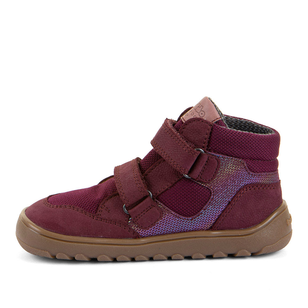 Barefoot UP HILL TEX Waterproof Shoes – Leather & Mesh in Bordeaux