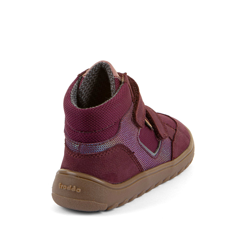 Barefoot UP HILL TEX Waterproof Shoes – Leather & Mesh in Bordeaux