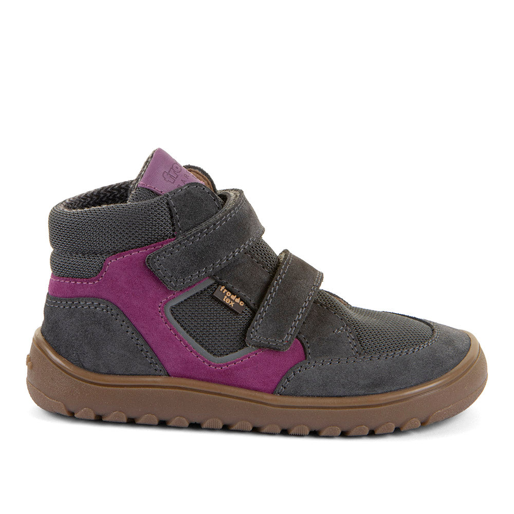 Barefoot UP HILL TEX Waterproof Shoes – Leather & Mesh in Dark Grey
