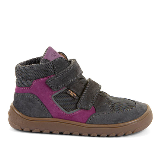Barefoot UP HILL TEX Waterproof Shoes – Leather & Mesh in Dark Grey
