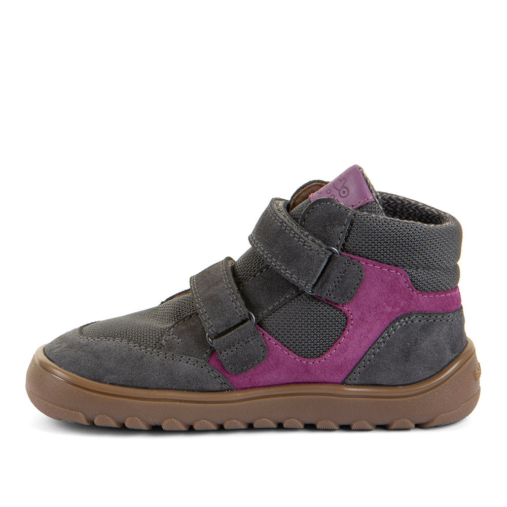 Barefoot UP HILL TEX Waterproof Shoes – Leather & Mesh in Dark Grey