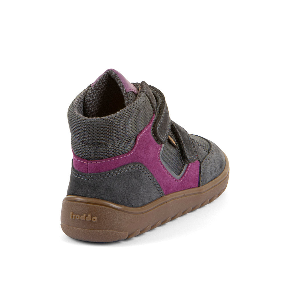 Barefoot UP HILL TEX Waterproof Shoes – Leather & Mesh in Dark Grey