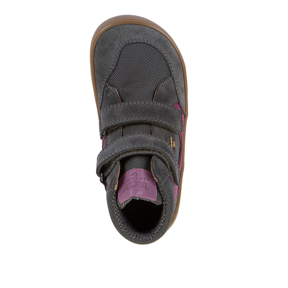 Barefoot UP HILL TEX Waterproof Shoes – Leather & Mesh in Dark Grey