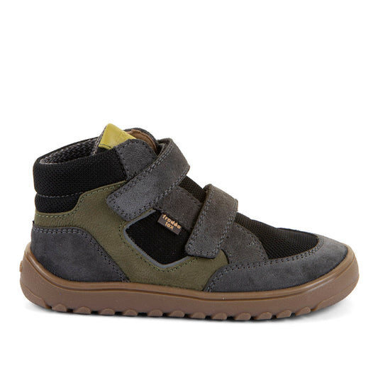 Barefoot UP HILL TEX Waterproof Shoes – Leather & Mesh in Grey/Black