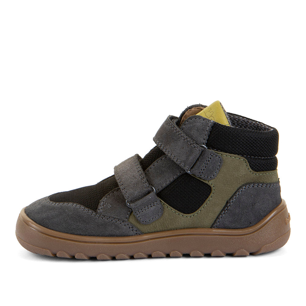 Barefoot UP HILL TEX Waterproof Shoes – Leather & Mesh in Grey/Black