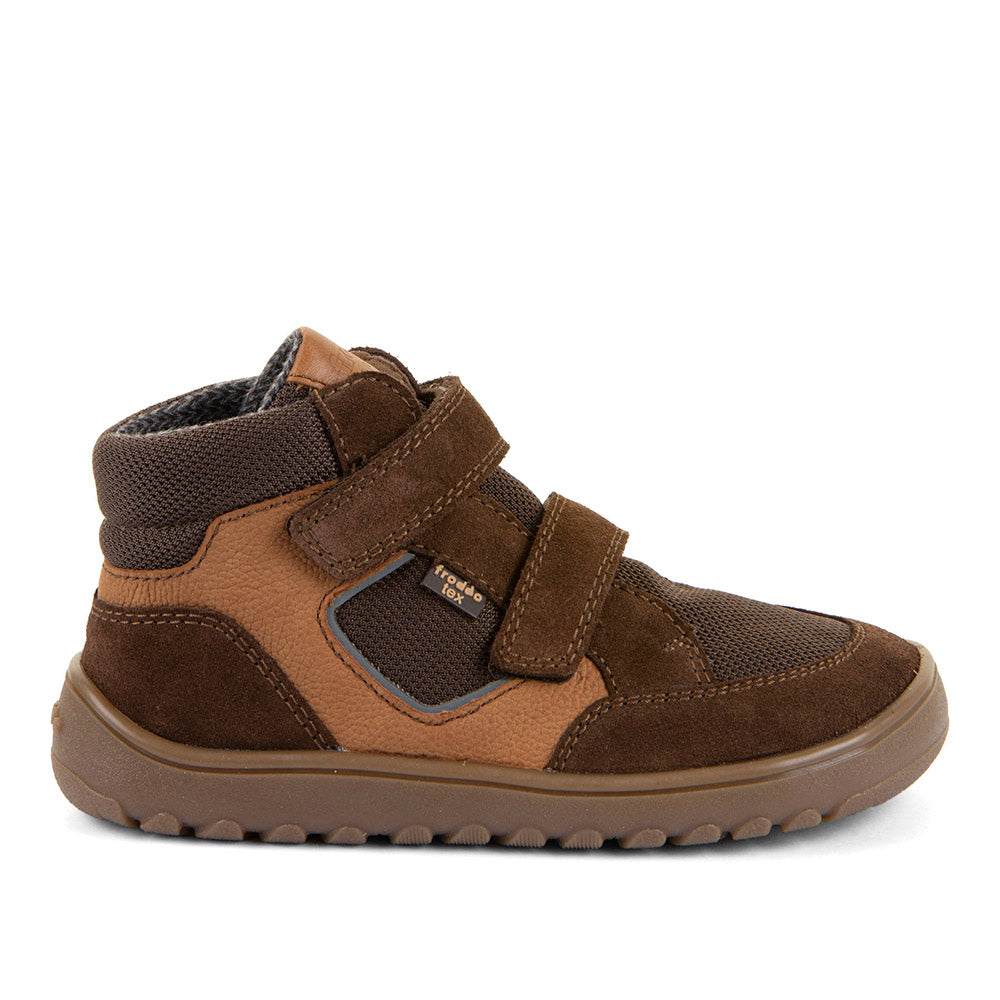Barefoot UP HILL TEX Waterproof Shoes – Leather & Mesh in Dark Brown