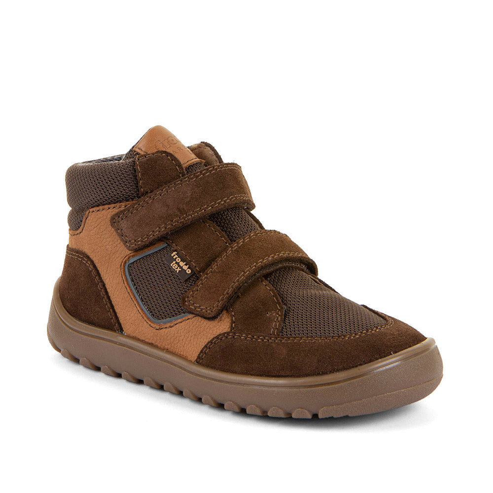 Barefoot UP HILL TEX Waterproof Shoes – Leather & Mesh in Dark Brown