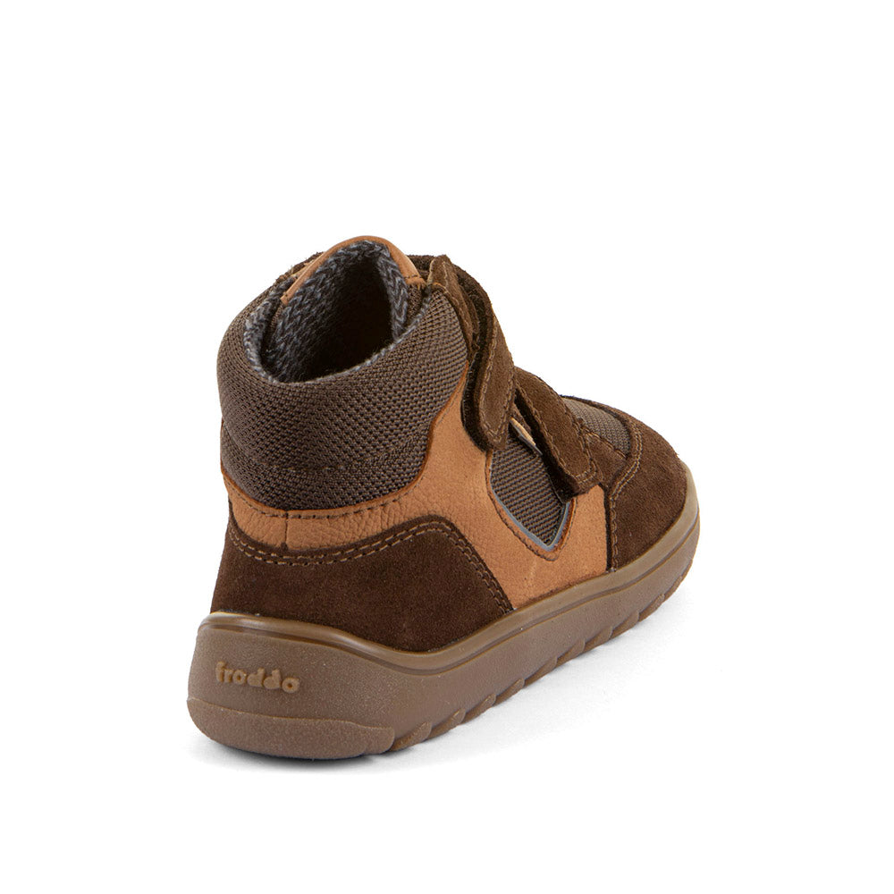 Barefoot UP HILL TEX Waterproof Shoes – Leather & Mesh in Dark Brown