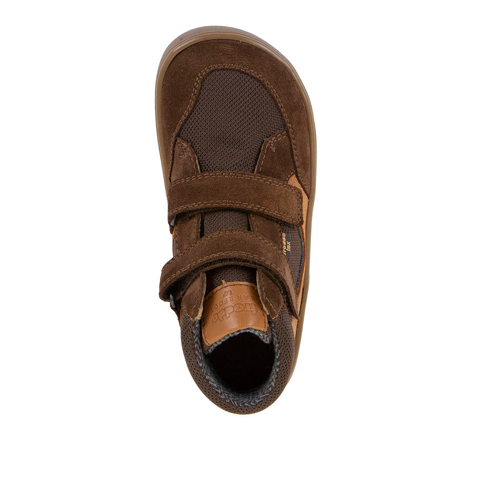 Barefoot UP HILL TEX Waterproof Shoes – Leather & Mesh in Dark Brown