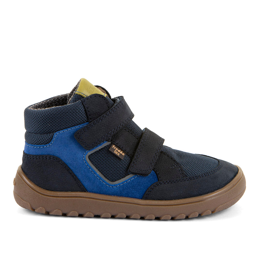 Barefoot UP HILL TEX Waterproof Shoes – Leather & Mesh in Dark Blue