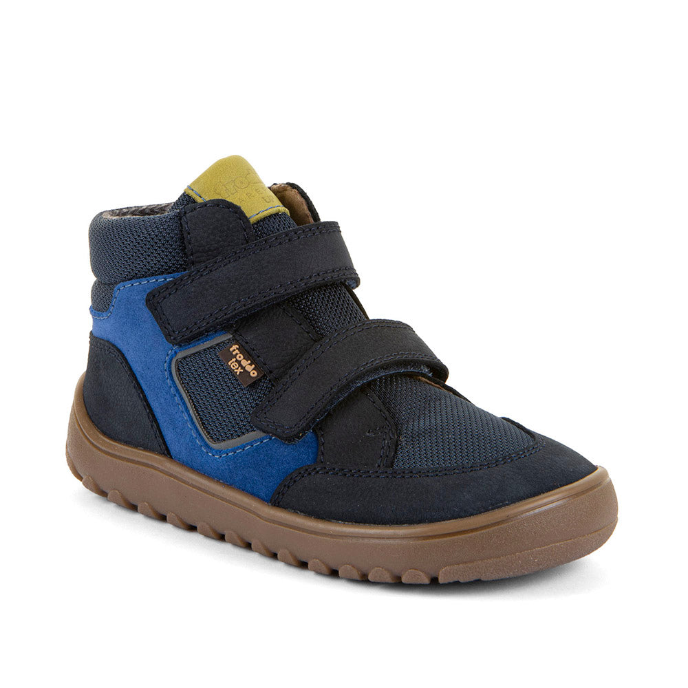 Barefoot UP HILL TEX Waterproof Shoes – Leather & Mesh in Dark Blue