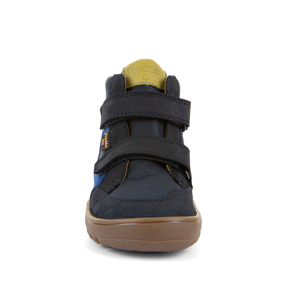Barefoot UP HILL TEX Waterproof Shoes – Leather & Mesh in Dark Blue