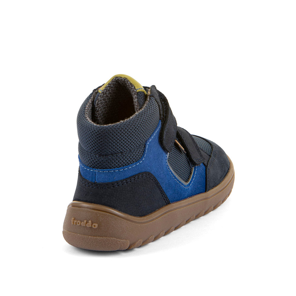 Barefoot UP HILL TEX Waterproof Shoes – Leather & Mesh in Dark Blue