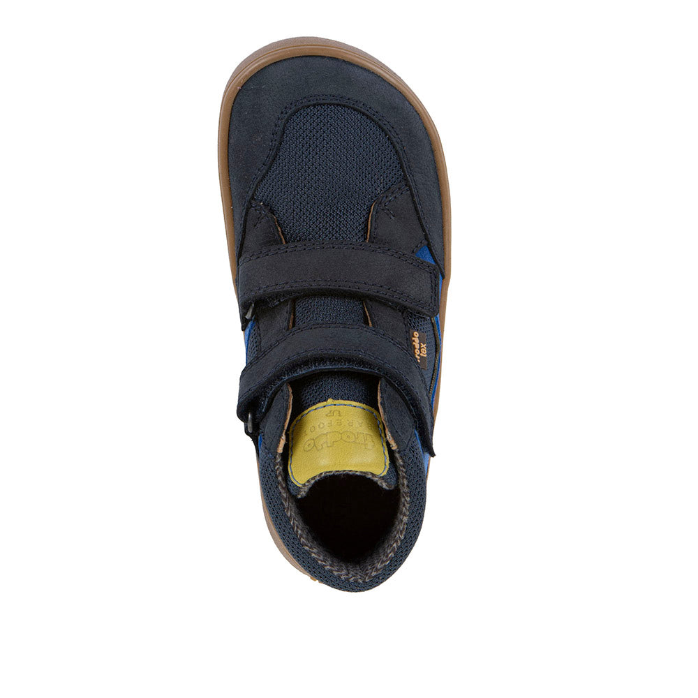Barefoot UP HILL TEX Waterproof Shoes – Leather & Mesh in Dark Blue