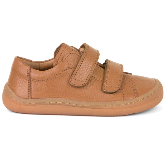Barefoot D-Velcro Leather shoes in Brown