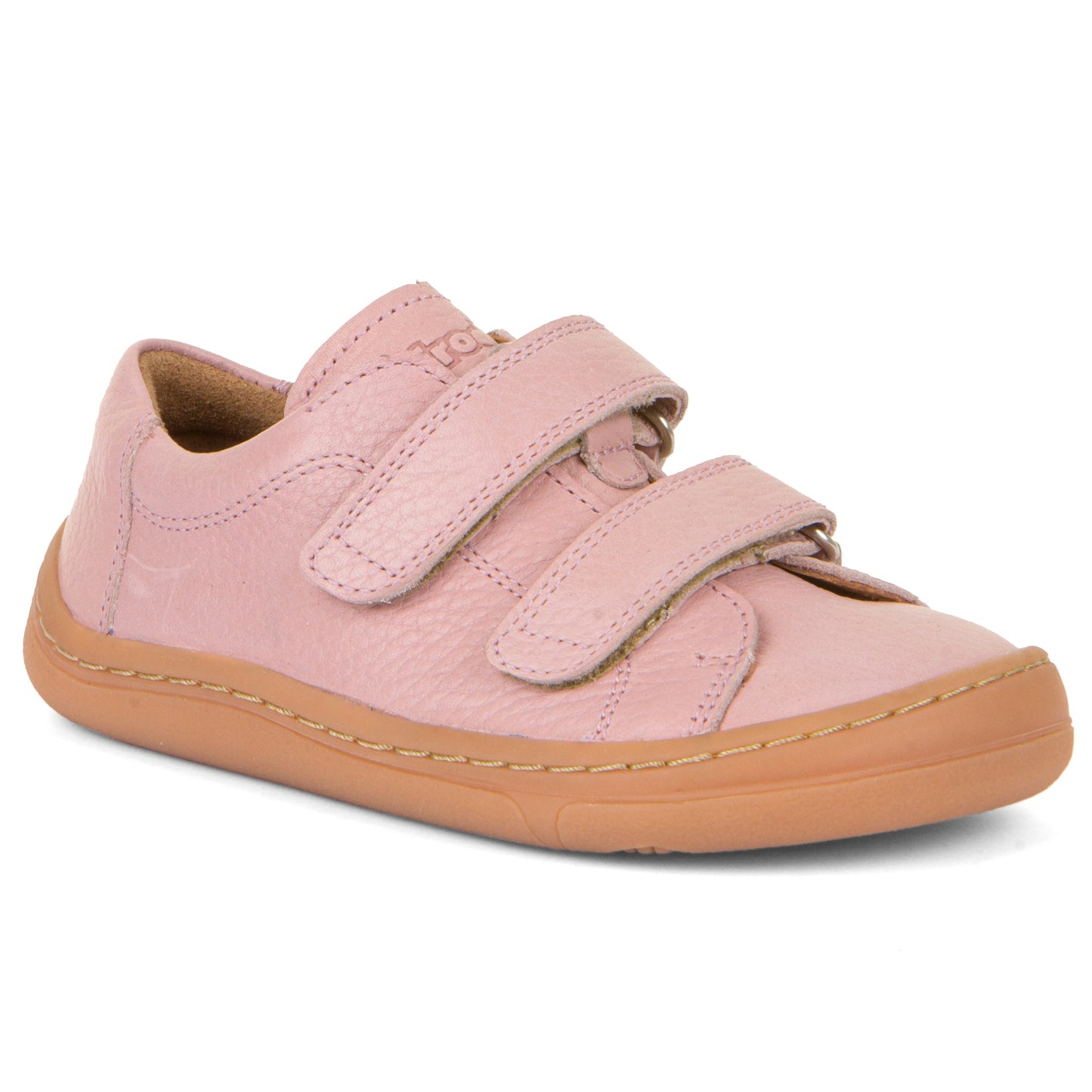 Barefoot D-Velcro Leather shoes in Pink