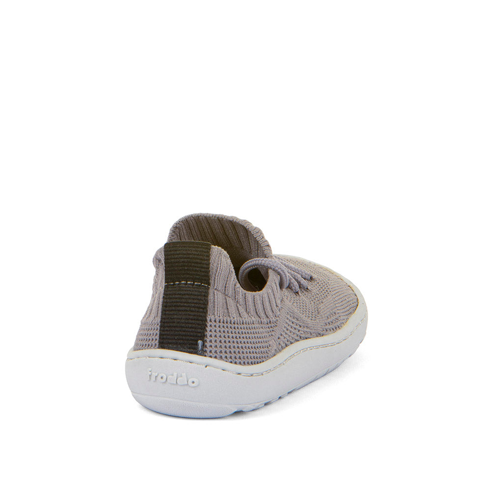 Barefoot Light Vegan Knit Sneakers in Grey