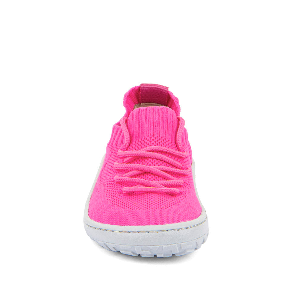 Barefoot Light Vegan Knit Sneakers in Fuxia
