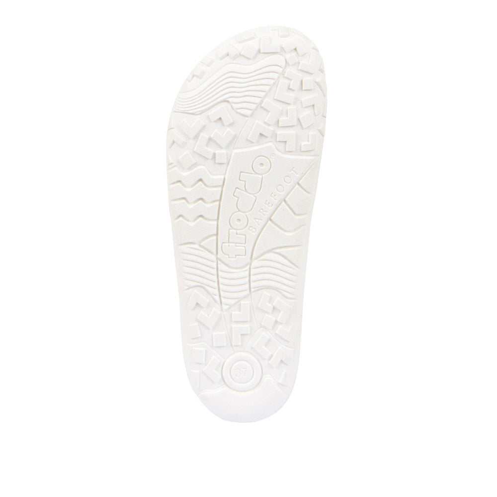 Barefoot Leather Sneaker with Laces in White