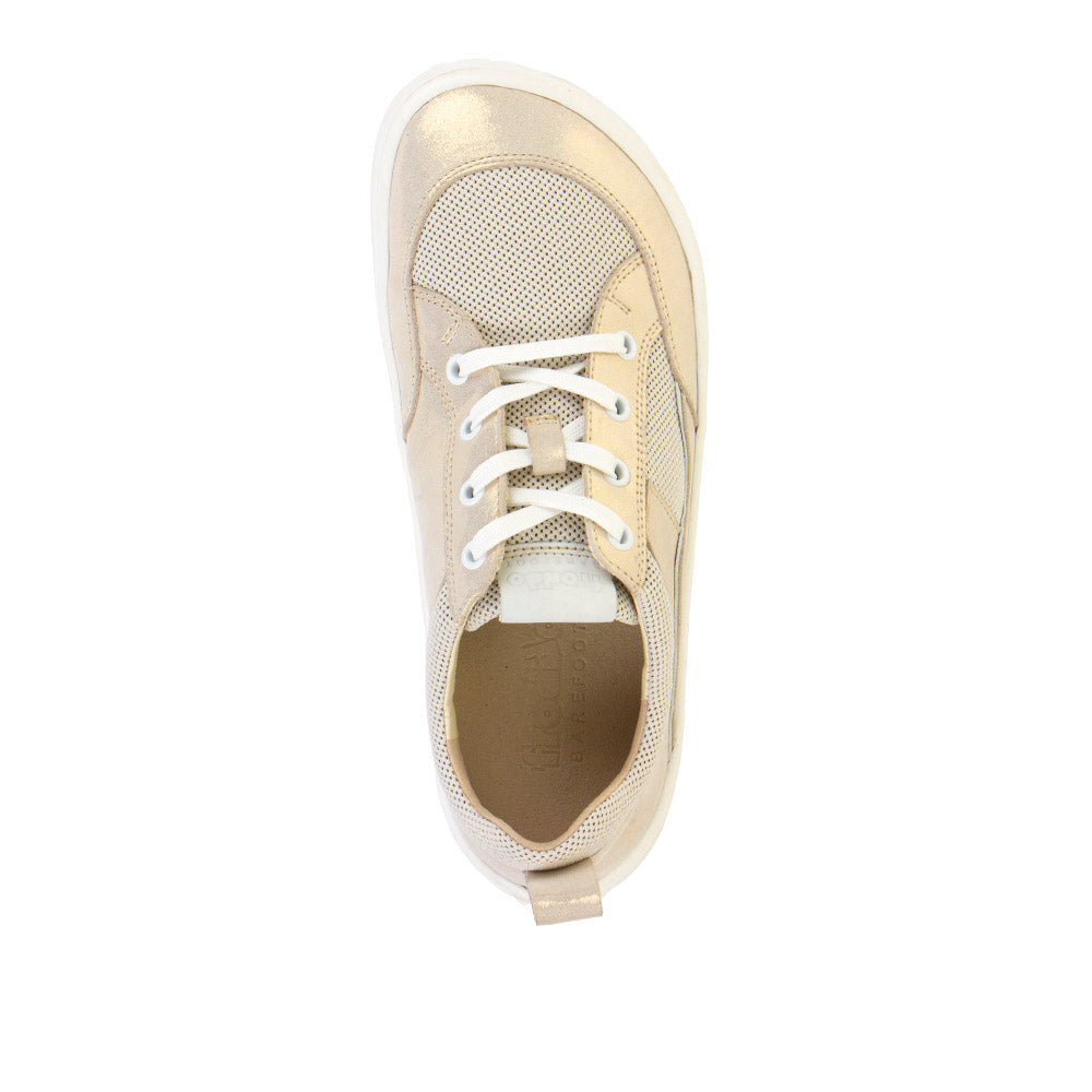 Barefoot Sneaker Geo-Mi in Gold Shine