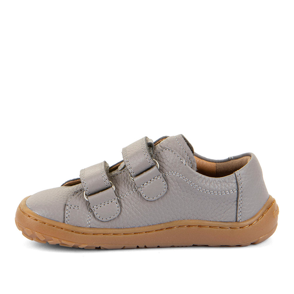 Barefoot Baze Water-Repellent Leather Shoes in Grey