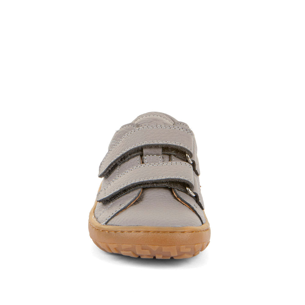 Barefoot Baze Water-Repellent Leather Shoes in Grey