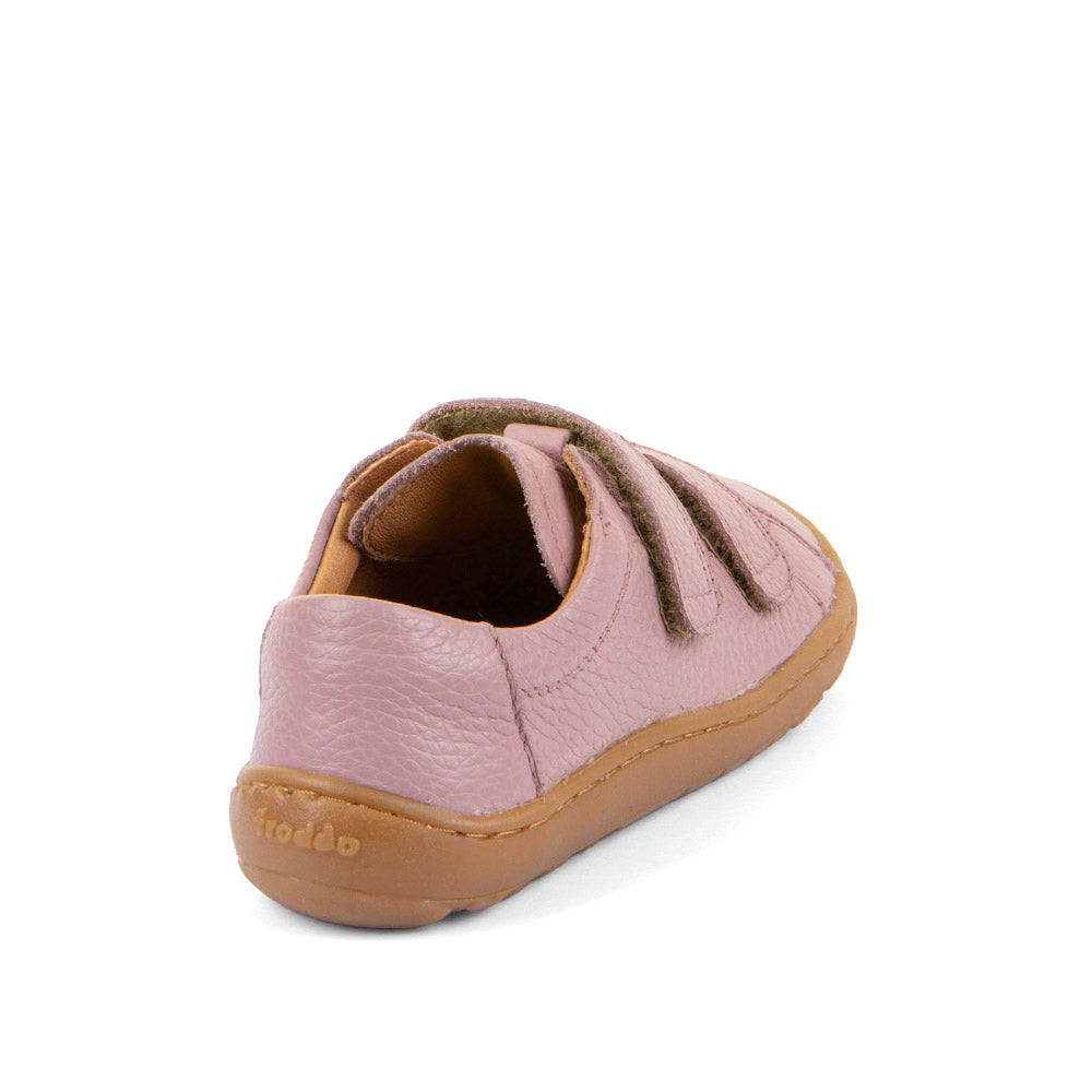 Barefoot Baze Water-Repellent Leather Shoes in Pink
