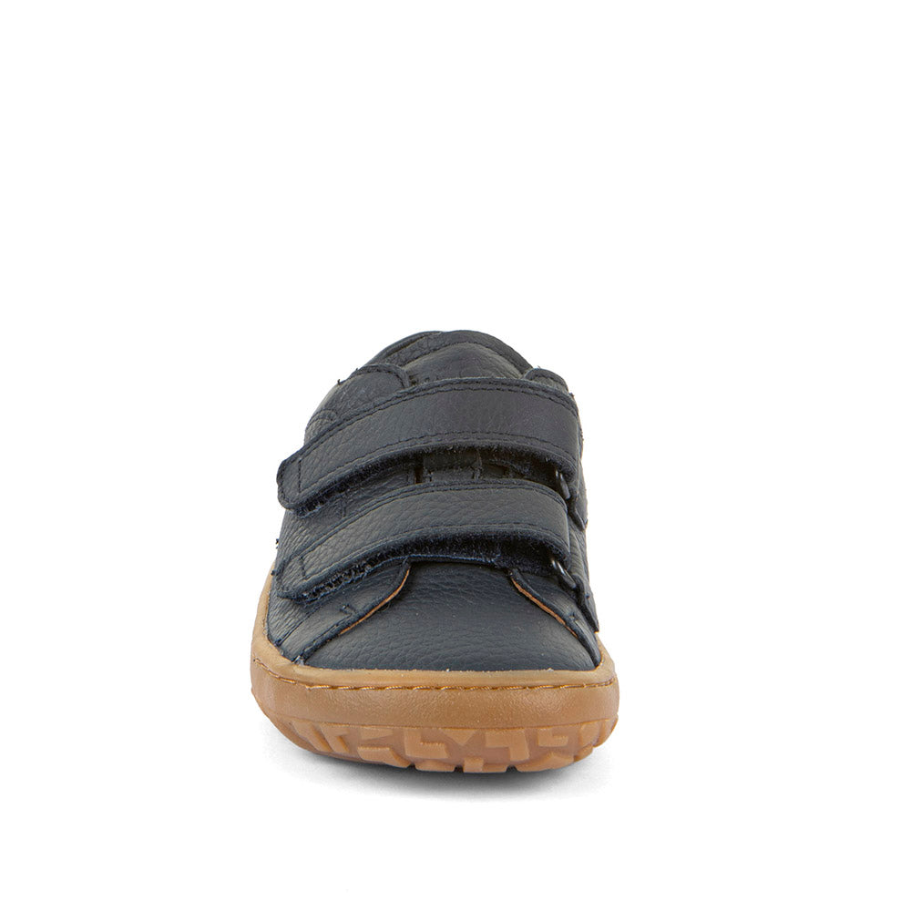 Barefoot Baze Water-Repellent Leather Shoes in Dark Blue