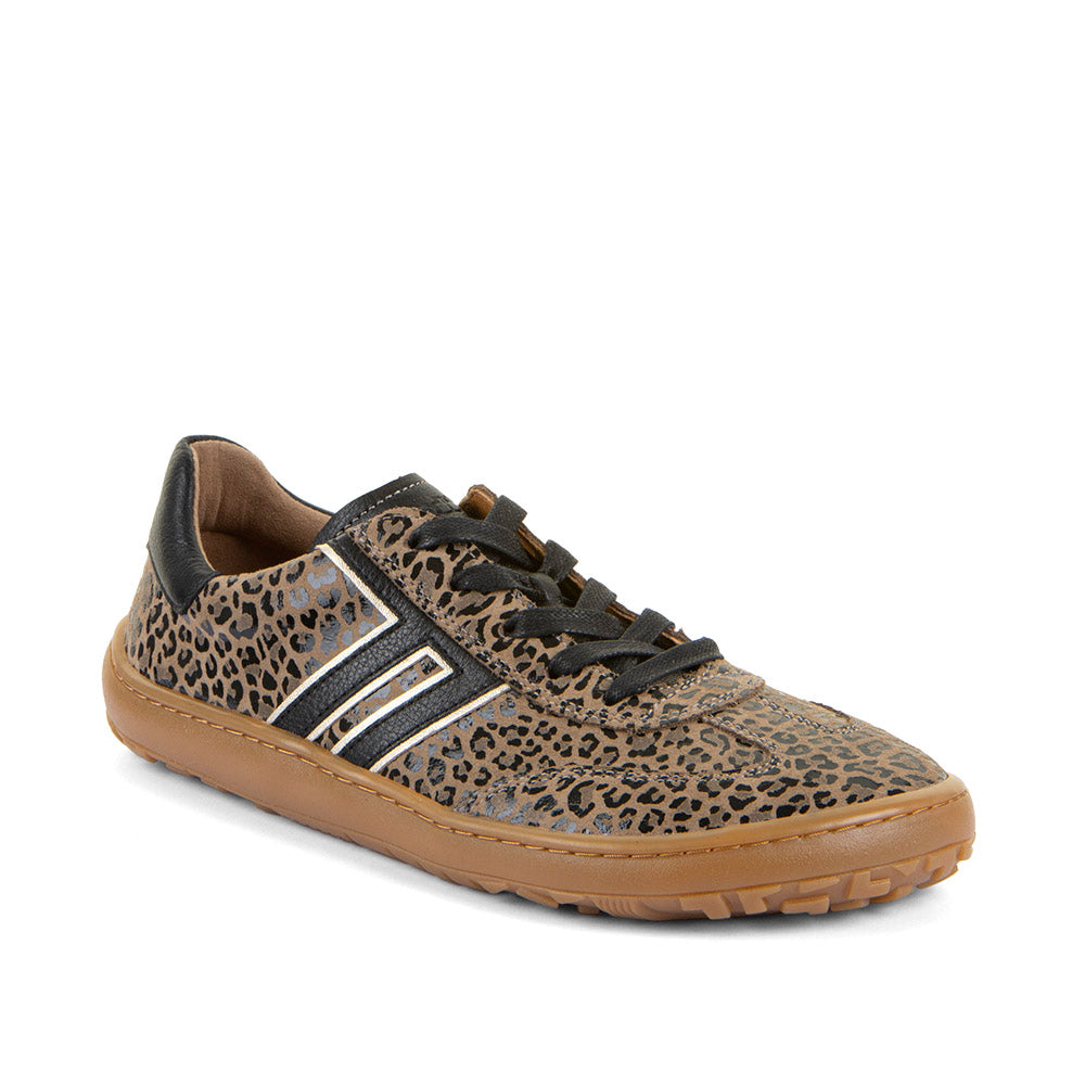 Barefoot Sneaker F-Motion in Beige+ with Animal Print