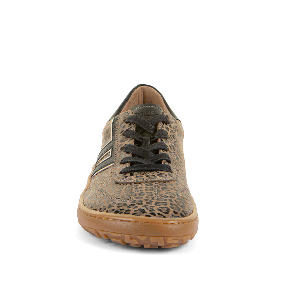 Barefoot Sneaker F-Motion in Beige+ with Animal Print