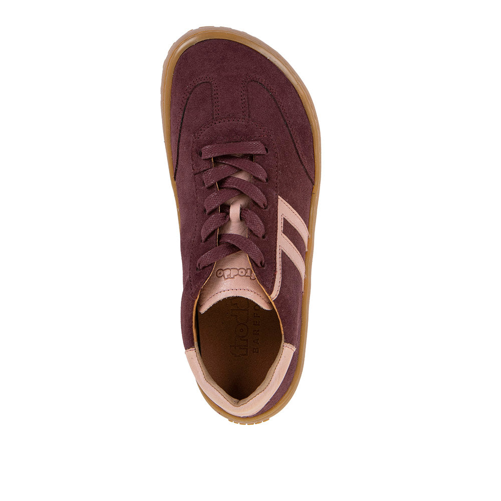 Barefoot Sneaker F-Motion in Bordeaux