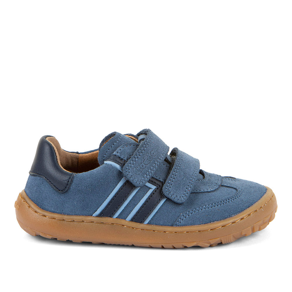 Barefoot F-Motion Leather Sneakers in Denim