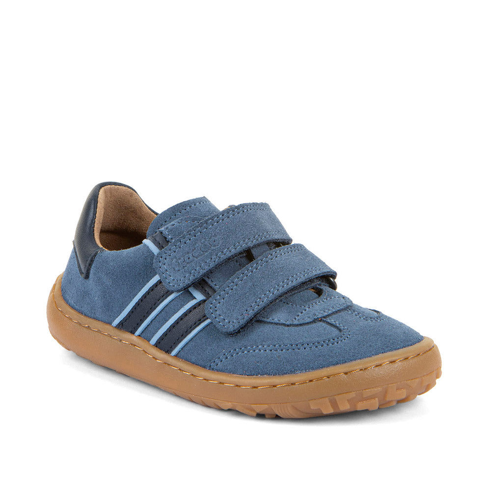 Barefoot F-Motion Leather Sneakers in Denim