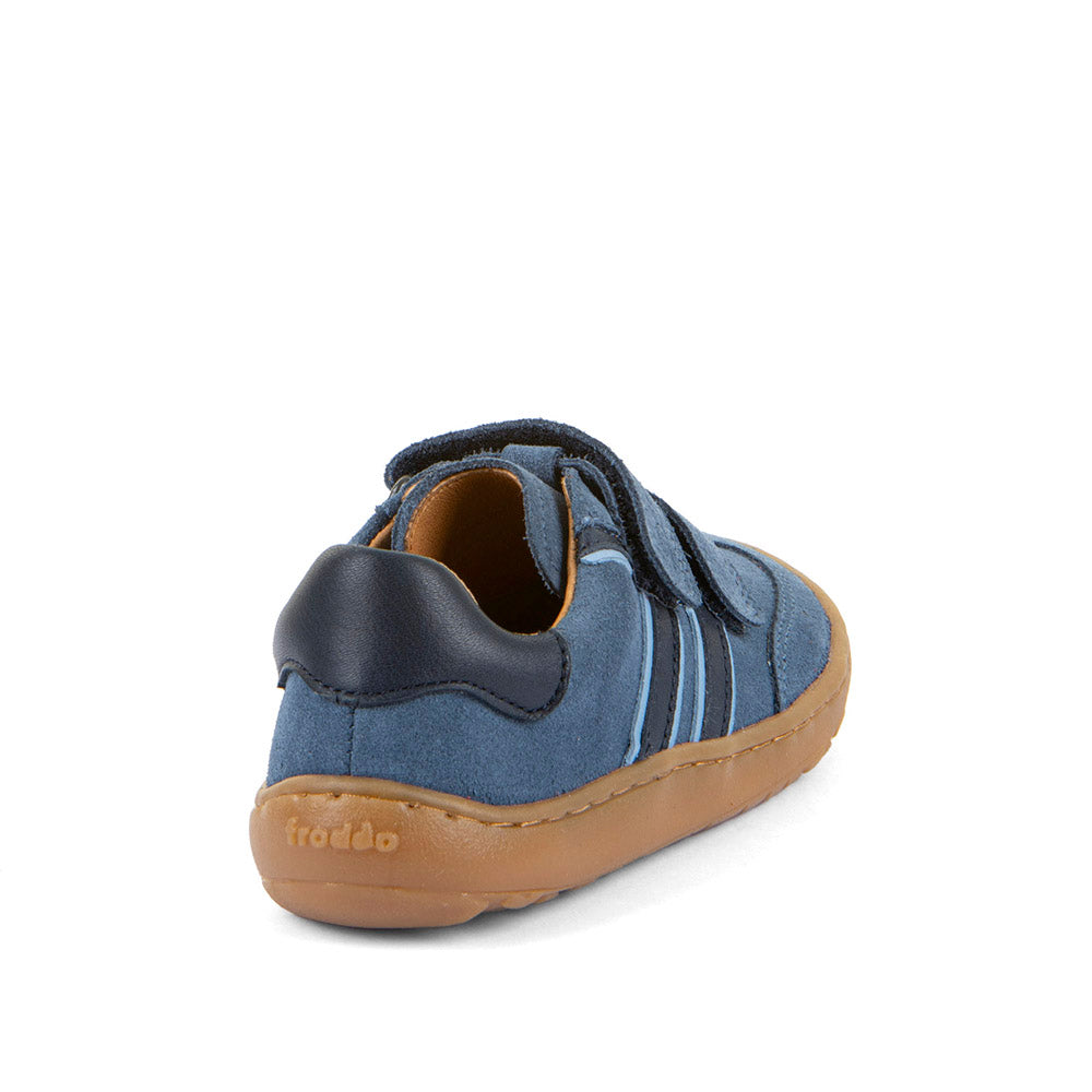 Barefoot F-Motion Leather Sneakers in Denim