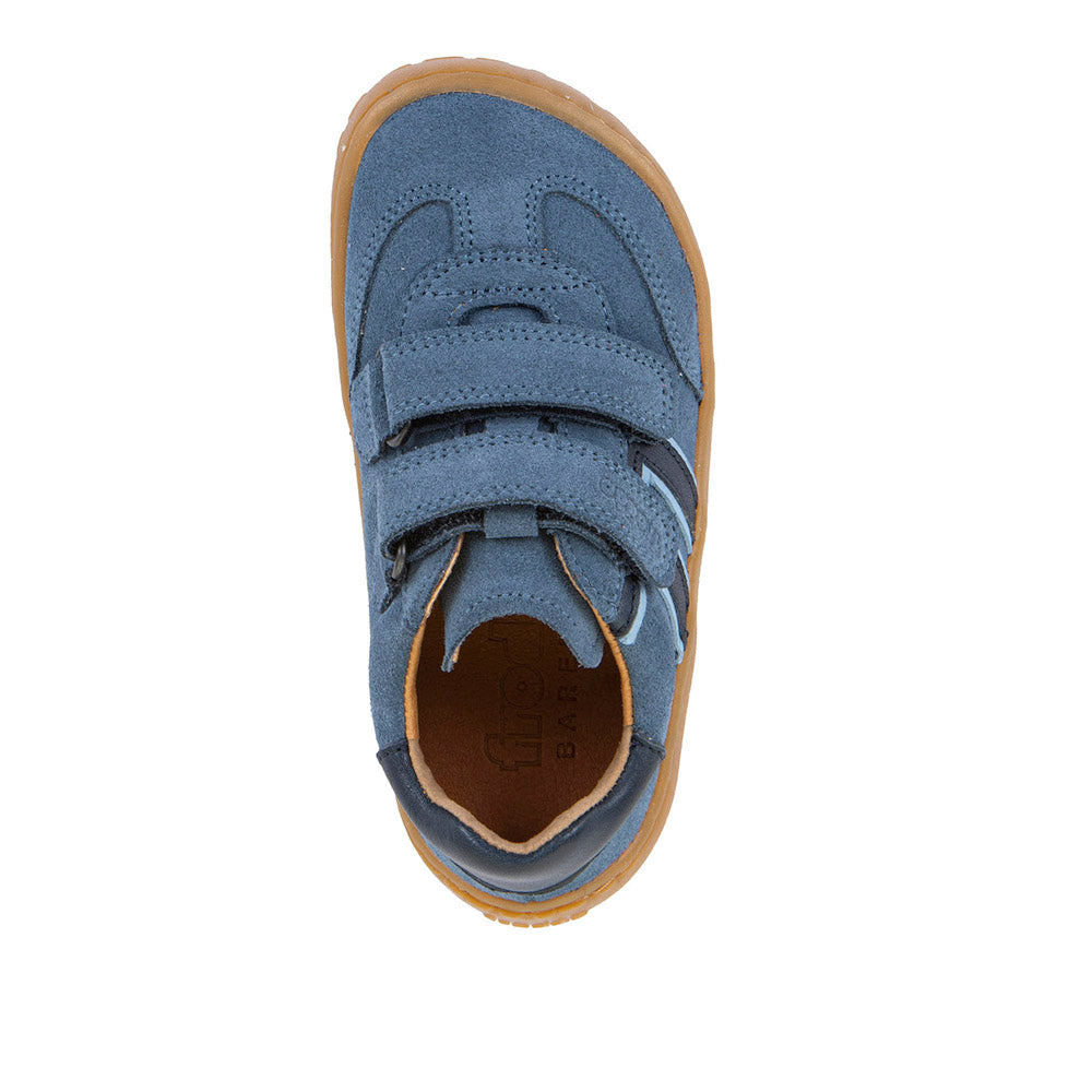 Barefoot F-Motion Leather Sneakers in Denim