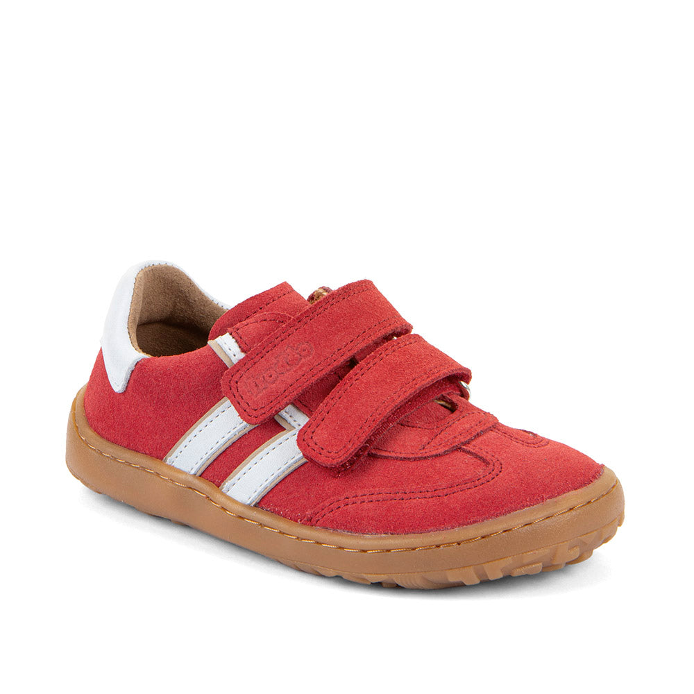 Barefoot F-Motion Leather Sneakers in Red