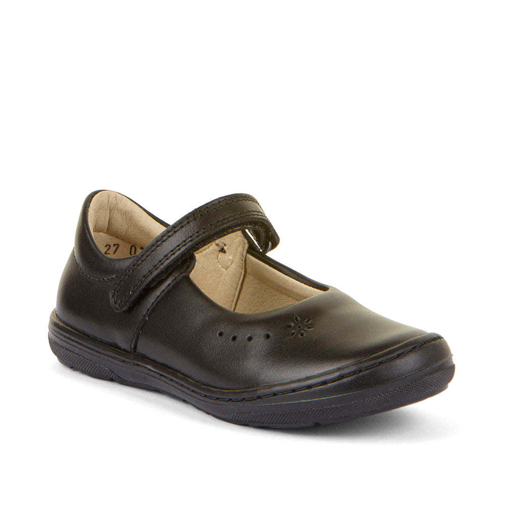 Mia Black Mary Jane - Leather School Shoe