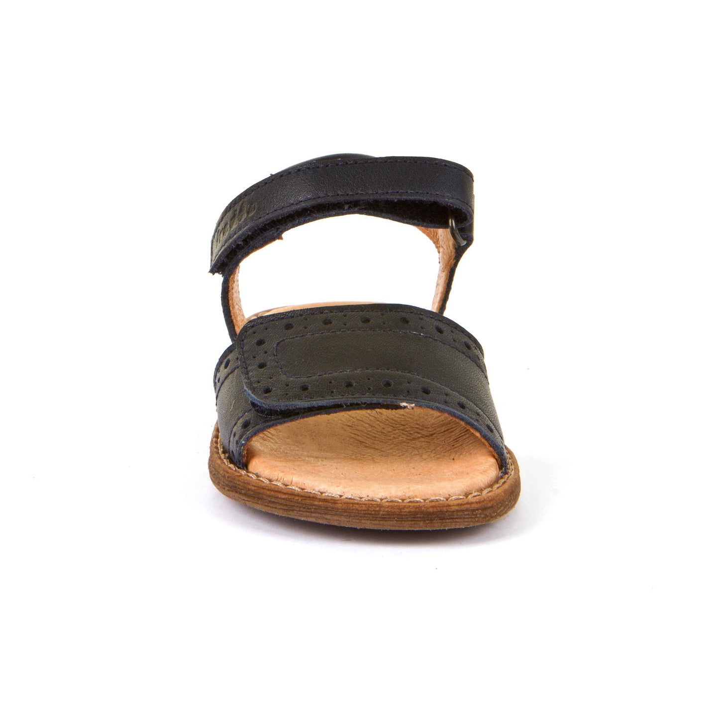 Lore Open Toe Sandal in Dark Blue