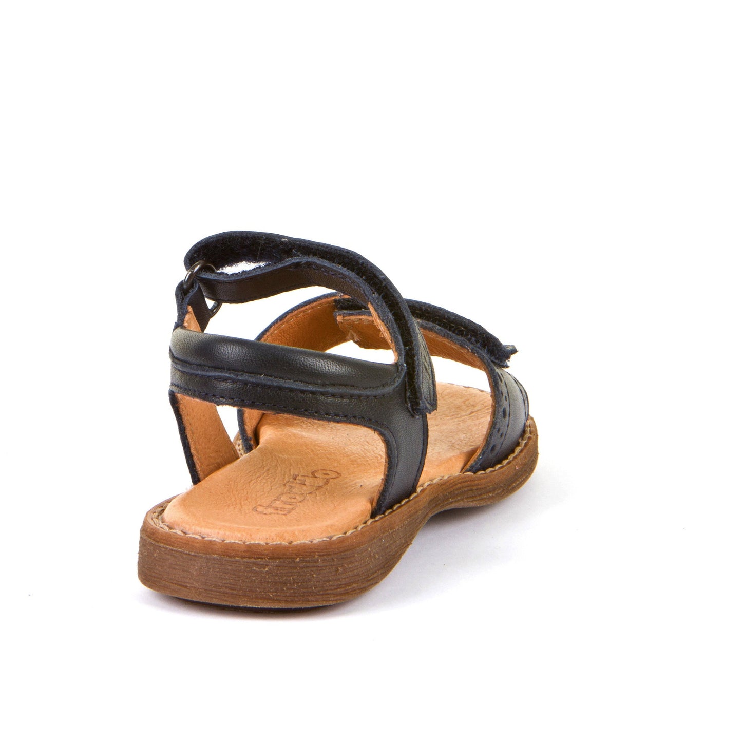 Lore Open Toe Sandal in Dark Blue