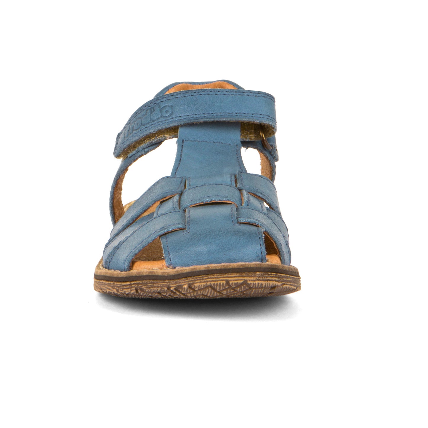 Daros Sandal – Open Heel Leather Fisherman Sandal for Kids in Jeans