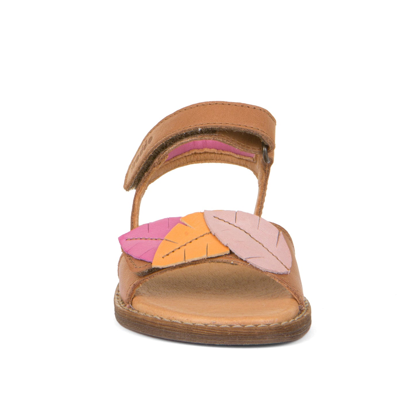 Lore Leaves Open Toe Sandal in Brown