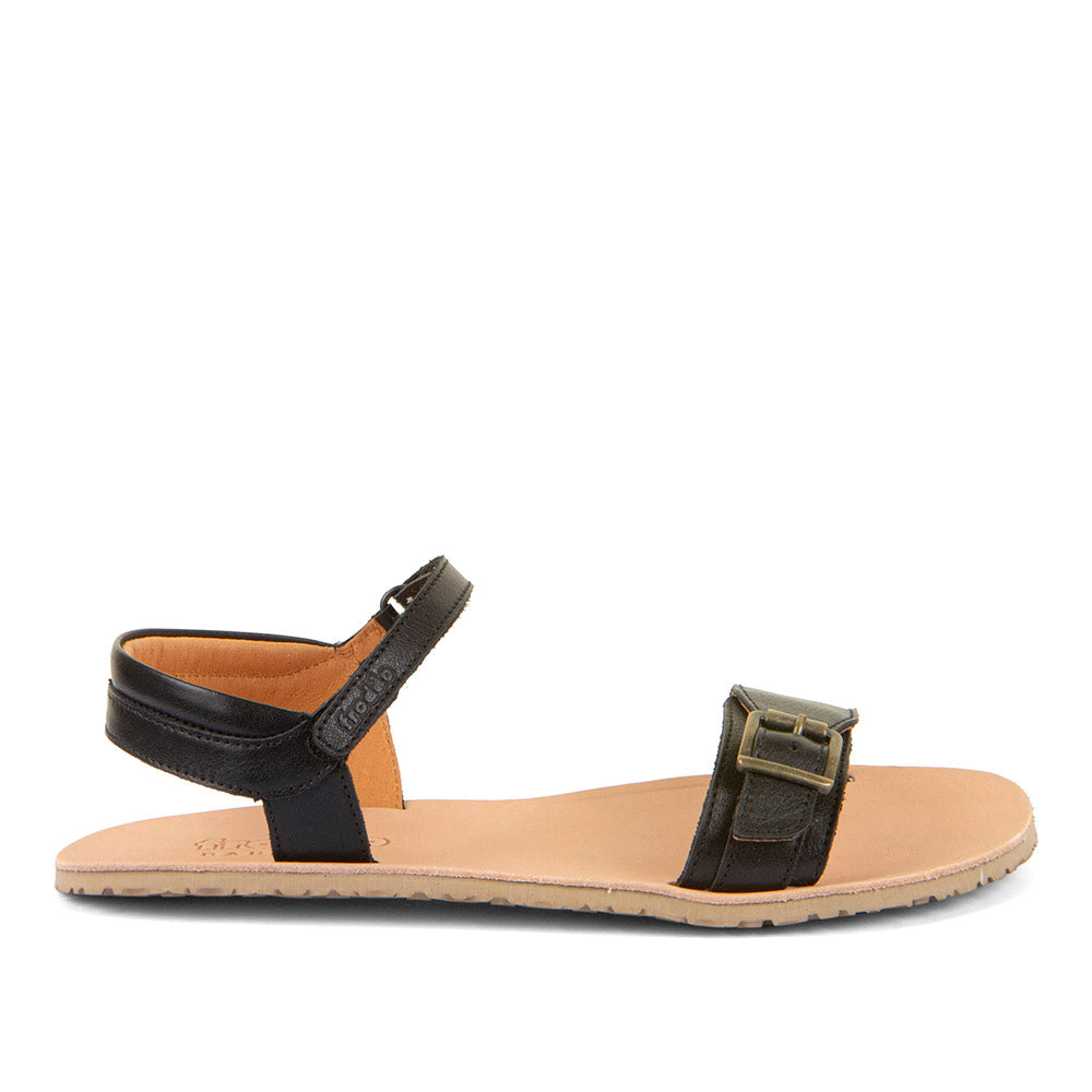 Barefoot Sandal Flexy Buckle in Black