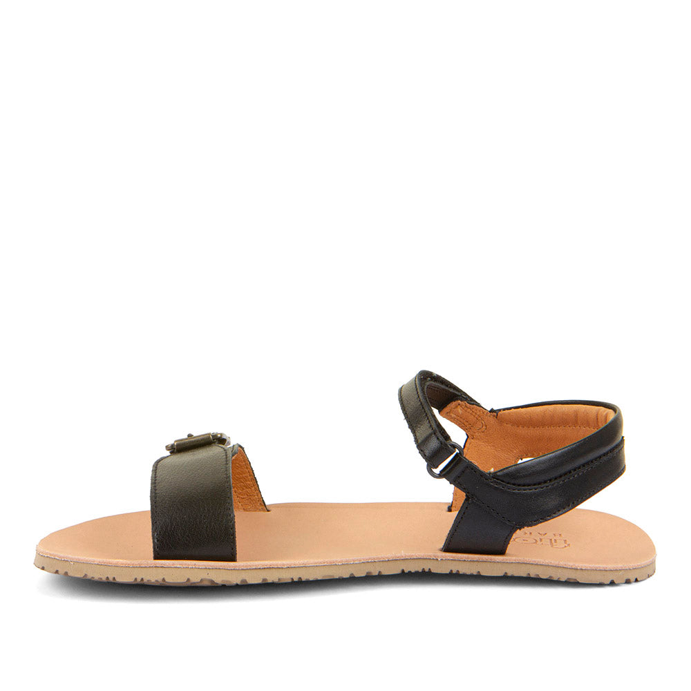 Barefoot Sandal Flexy Buckle in Black