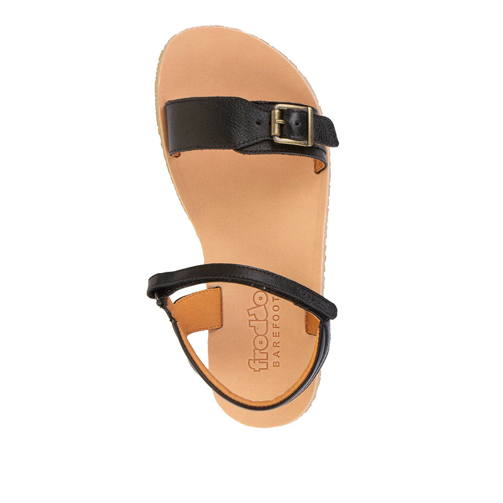 Barefoot Sandal Flexy Buckle in Black